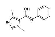 3,5-dimethyl-N-phenyl-1H-pyrazole-4-carboxamide Structure