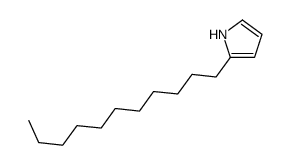 2-十一烷基-1H-吡咯结构式