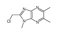 2-(chloromethyl)-3,5,6-trimethylimidazo[4,5-b]pyrazine结构式