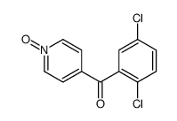 (2,5-dichlorophenyl)-(1-oxidopyridin-1-ium-4-yl)methanone Structure