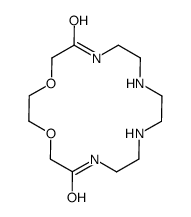 1,4-dioxa-7,10,13,16-tetrazacyclooctadecane-6,17-dione Structure