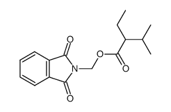 2-Ethyl-3-methyl-butyric acid 1,3-dioxo-1,3-dihydro-isoindol-2-ylmethyl ester Structure