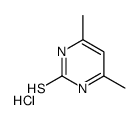 4,6-二甲基-1H-嘧啶-2-硫酮盐酸盐结构式