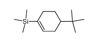 4-(1,1-dimethylethyl)cyclohexen-1-yltrimethylsilane Structure
