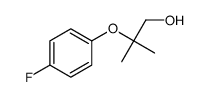 2-(4-fluorophenoxy)-2-methylpropan-1-ol Structure