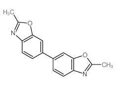 2-methyl-6-(2-methylbenzooxazol-6-yl)benzooxazole结构式