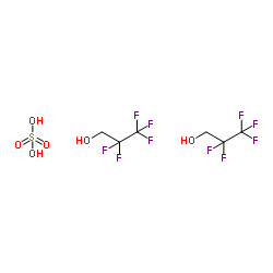 2,2,3,3,3-pentafluoropropan-1-ol,sulfuric acid结构式