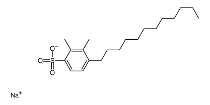 Benzenesulfonic acid, dodecyldimethyl-, sodium salt Structure