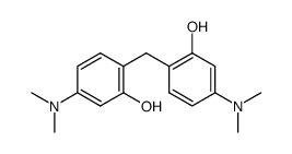 2,2'-Methylenebis[5-(dimethylamino)phenol]结构式