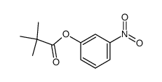 3-nitrophenyl 2,2-dimethylpropanoate结构式