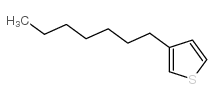 3-庚基噻吩结构式