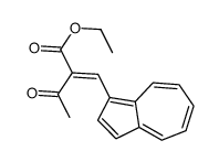 ethyl 2-(azulen-1-ylmethylidene)-3-oxobutanoate Structure
