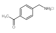 1-(4-(氨基甲基)苯基)乙酮盐酸盐结构式