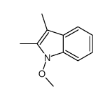 (9ci)-1-甲氧基-2,3-二甲基-1H-吲哚结构式