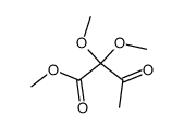 methyl 2,2-dimethoxy-3-oxobutanoate结构式