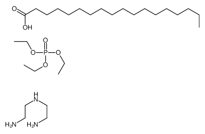 N'-(2-aminoethyl)ethane-1,2-diamine,octadecanoic acid,triethyl phosphate Structure