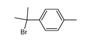 2-bromo-2-(4'-methylphenyl)propane结构式