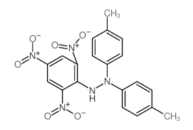 Hydrazine,1,1-bis(4-methylphenyl)-2-(2,4,6-trinitrophenyl)- structure