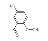 2-Methoxy-5-methylbenzaldehyde structure