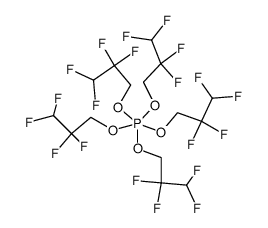 pentakis(2,2,3,3-tetrafluoropropoxy)phosphorane结构式