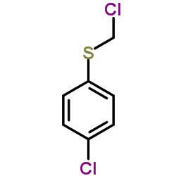 Chloromethyl 4-chlorophenyl sulfide structure