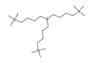 tris(4-(trimethylsilyl)butyl)borane Structure