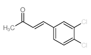 4-(3,4-二氯苯基)-3-丁烯-2-酮结构式