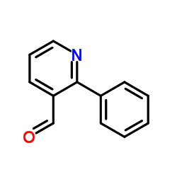 2-苯基吡啶-3-甲醛结构式