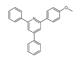 2-(4-Methoxyphenyl)-4,6-diphenylpyridine结构式