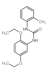 Urea,N-(2,5-diethoxyphenyl)-N'-(2-methylphenyl)-结构式