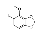 5-iodo-4-methoxybenzo[d][1,3]dioxole Structure