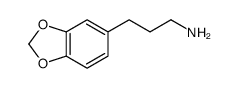 3-(苯并[d][1,3]二氧代-5-基)-1-丙胺结构式