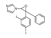 1-[3-(2,4-diiodophenyl)-3-phenyloxiran-2-yl]imidazole Structure