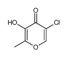 5-chloro-3-hydroxy-2-methyl-4H-pyran-4-one Structure