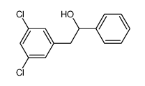 2-(3,5-dichlorophenyl)-1-phenylethan-1-ol结构式
