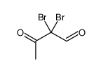 2,2-dibromo-3-oxobutanal结构式