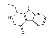 1-ethyl-4-oxo-1,2,3,4-tetrahydro-9H-pyrido[3,4-b]indole结构式