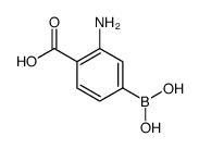 2-amino-4-boronobenzoic acid结构式