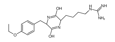 cyclo(ethyltyrosylhomoarginyl)结构式