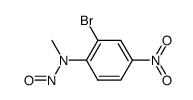 2-bromo-N-methyl-4-nitro-N-nitroso-aniline结构式