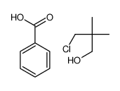 benzoic acid,3-chloro-2,2-dimethylpropan-1-ol结构式