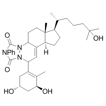 pre-Calcitriol PTAD Adduct Structure