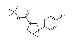 tert-butyl 1-(4-bromophenyl)-3-azabicyclo[3.1.0]hexane-3-carboxylate Structure