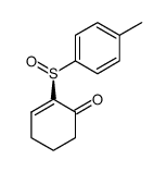 (S)-(+)-2-(p-tolylsulfinyl)-2-cyclohexenone Structure