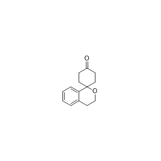 螺[环己烷-1,1'-异苯并二氢吡喃-4-酮]结构式