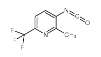 3-异氰酰基-2-甲基-6-(三氟甲基)吡啶结构式