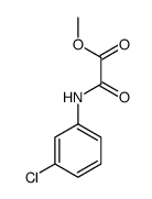 methyl 2-(3-chloroanilino)-2-oxoacetate结构式