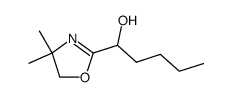 1-(4,4-Dimethyl-4,5-dihydro-oxazol-2-yl)-pentan-1-ol Structure