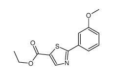 ethyl 2-(3-methoxyphenyl)-1,3-thiazole-5-carboxylate Structure