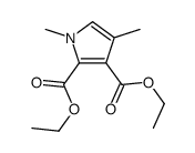 diethyl 1,4-dimethylpyrrole-2,3-dicarboxylate Structure